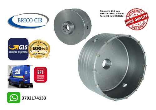Fresa carotatrice tazza 120 - fresa,