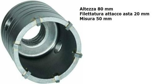 Fresa carotatrice tazza 50 - tazza,