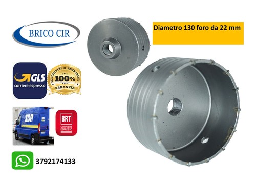 Fresa carotatrice tazza 130 - fresa,