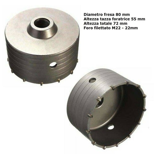 Fresa tazza carotatrice da - a,